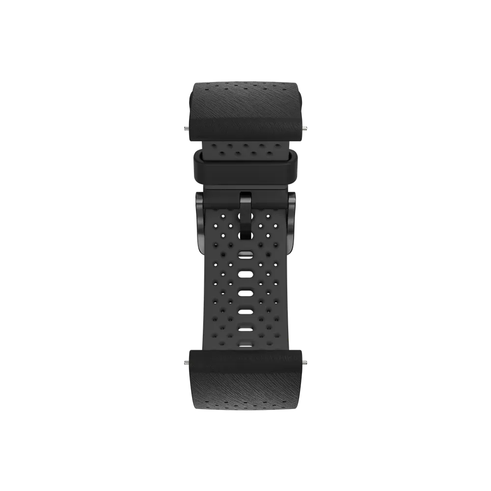 Silikonový øemínek Polar, 22 mm - Night Black - S-L
