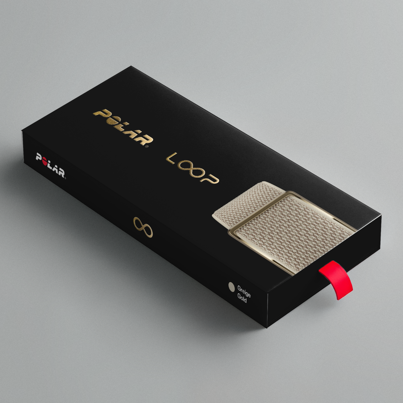 Multifunkční náramek Loop Gen2, S-L, zlatá