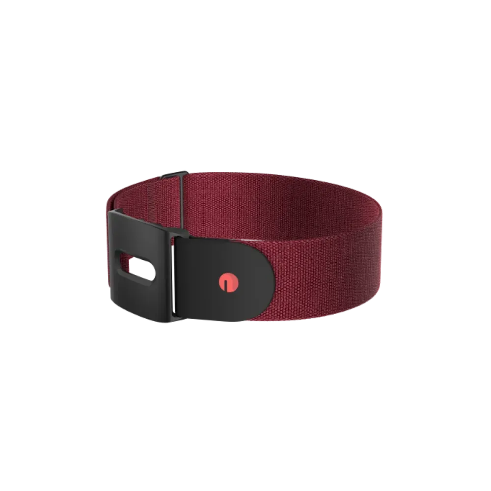 Pažní popruh pro snímaè Polar Verity Sense - Tmavì èervená - M-XXL