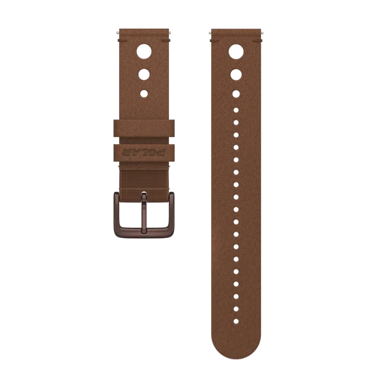 Kožený řemínek Polar, 20 mm - Cognac Leather - M/L